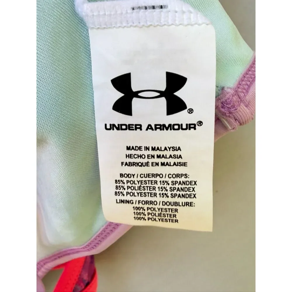 Under Armour Girls 2 Piece Athletic Set Sz.12 NWT Ultra Indigo Shorts Sports Bra